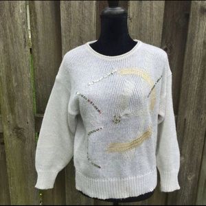 Ugly Metallic Eighties Sweater